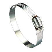 BREEZE Ideal 1 in to 4 in. SAE 56 Silver Hose Clamp Stainless Steel Snaplock 500056551
